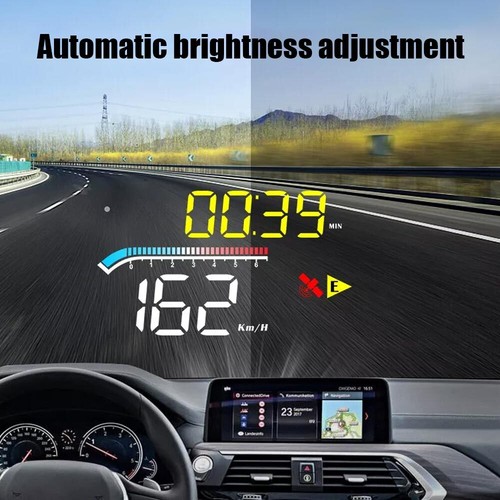 Head Up Display Auto OBD2 FHD HUD GPS Geschwindigkeit Alarm Projektor Navigation - Bild 5 von 19