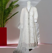 Pakistani Formal Embroidered Maxi Dress for Women - Indian Fancy Shalwar Kameez