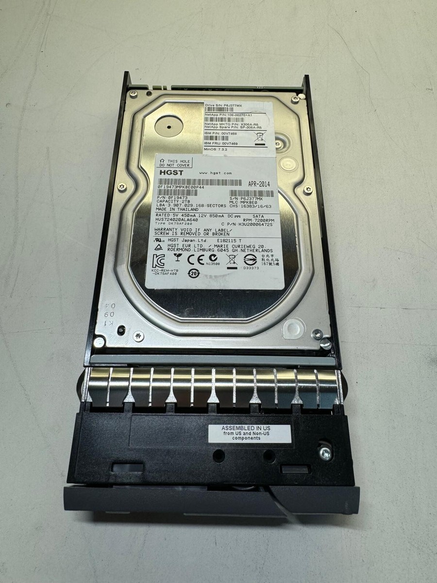 NetApp 2TB 108-00270+A1 SP-306A-R5 SAS Server Hard Drives | eBay