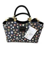 Loungefly Harry Potter Hogwarts Chibi Characters Crossbody Satchel Handbag NEW