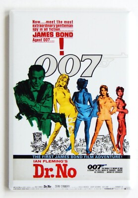Dr. No FRIDGE MAGNET movie poster ''style A'' james bond