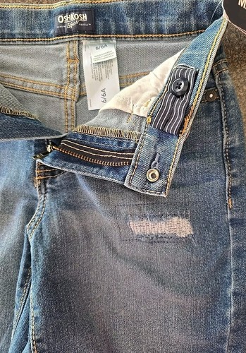 OshKosh B’gosh ~ Girl's Size 6 ~ Adjustable Waistband ~ Cutoff ~ Blue Shorts - Picture 3 of 7