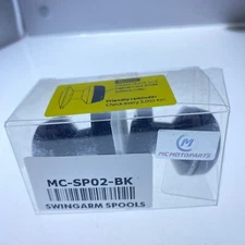 MC Motoparts MC-SP02-BK Swingarm Spools