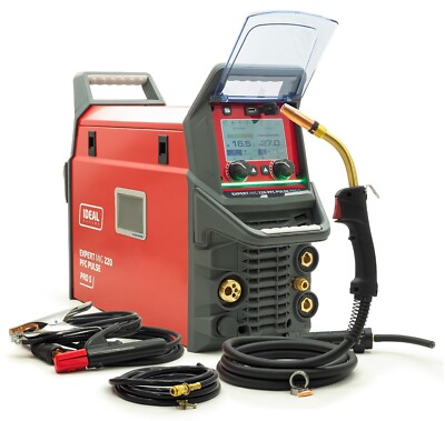 Ideal  LCD MIG/MAG Schweißgerät WIG 200Amp Synergie Manual 3in1 Pulse/Doppelpuls