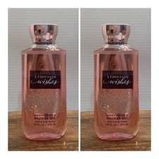 2 Bath and Body Works A THOUSAND WISHES Shea  Vitamin E Shower Gel  10 fl.oz.