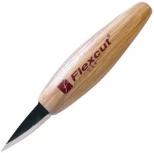 Flexcut Wood Carving New Skewed Detail Knife KN34