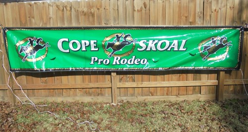 Pro Rodeo Banner LARGE PRO-RODEO ARENA BANNER 14.6 X 3 FEET | eBay
