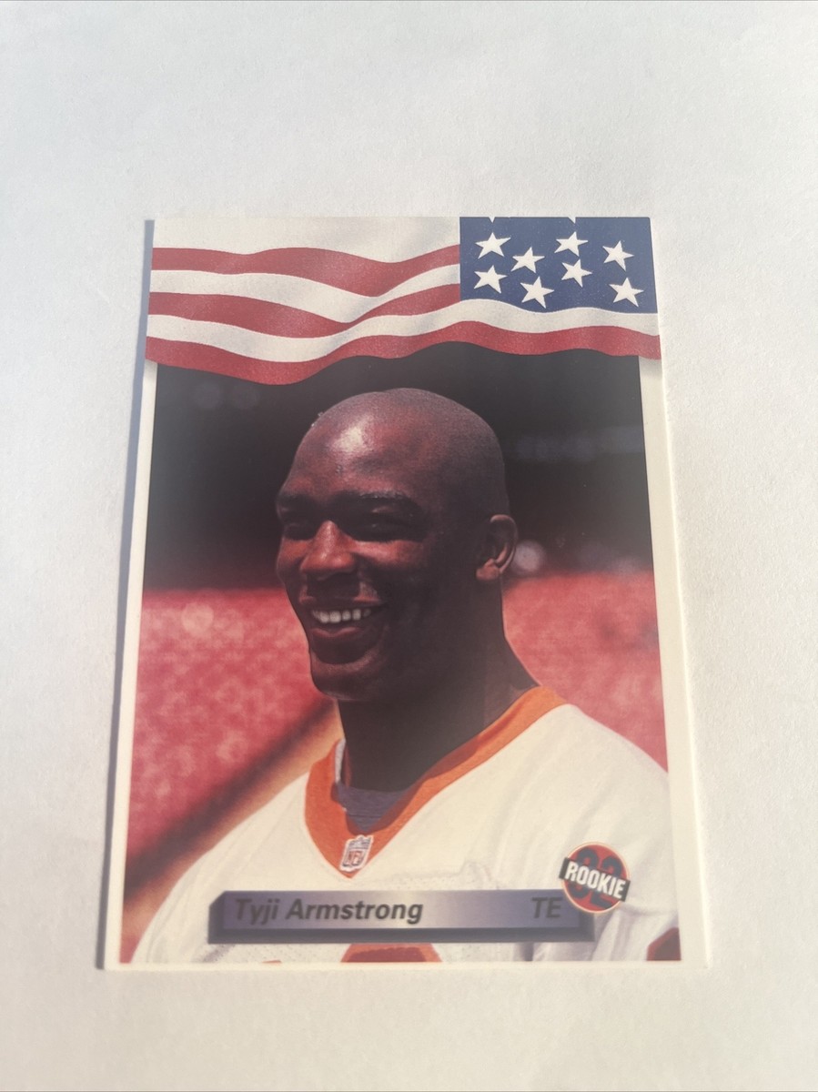 1992 All World Tyji Armstrong RC Rookie #46 Tampa Bay Buccaneers