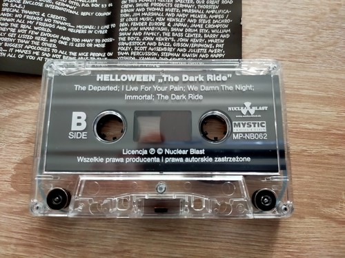 HELLOWEEN - The Dark Ride - Polish 2000 MC - Made in Poland - Mystic Production - Picture 7 of 7
