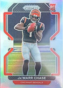 2021 Panini Prizm #337 Ja'Marr Chase - Cincinnati Bengals Silver