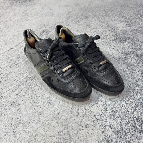 Dior Homme Mens Black Leather Sneakers US8 UK7 EU41 26cm - Bild 3 von 18