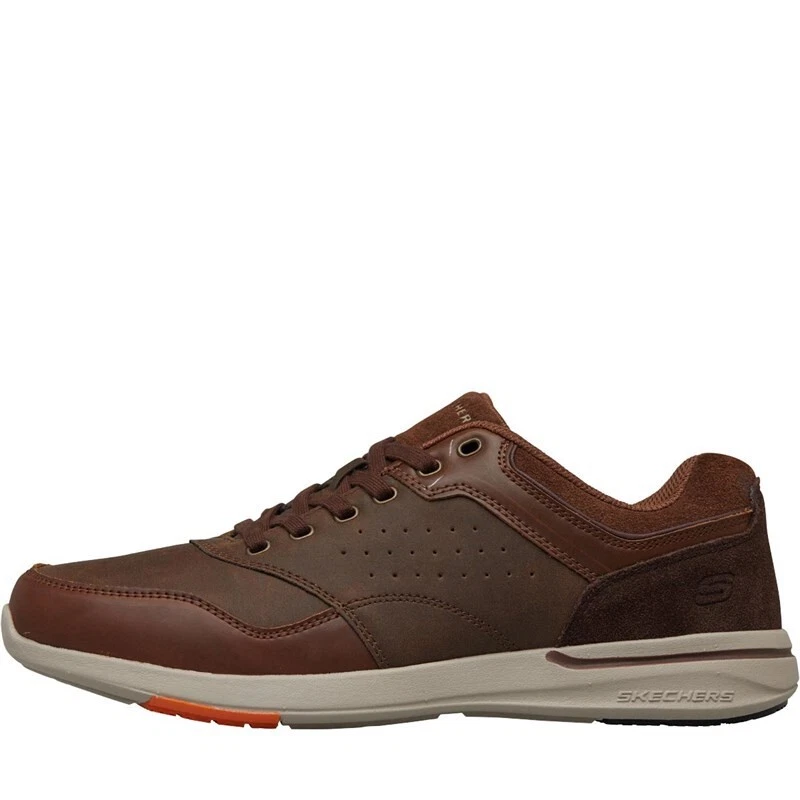 SKECHERS Men's Elent Velago Leather Shoes Brown
Opens in a new window or tab