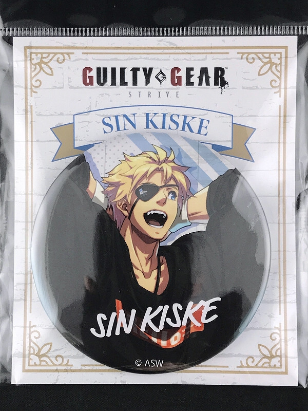 Guilty Gear Strive x OIOI Sin Kiske Can Badge Pin BeBlock New eBay