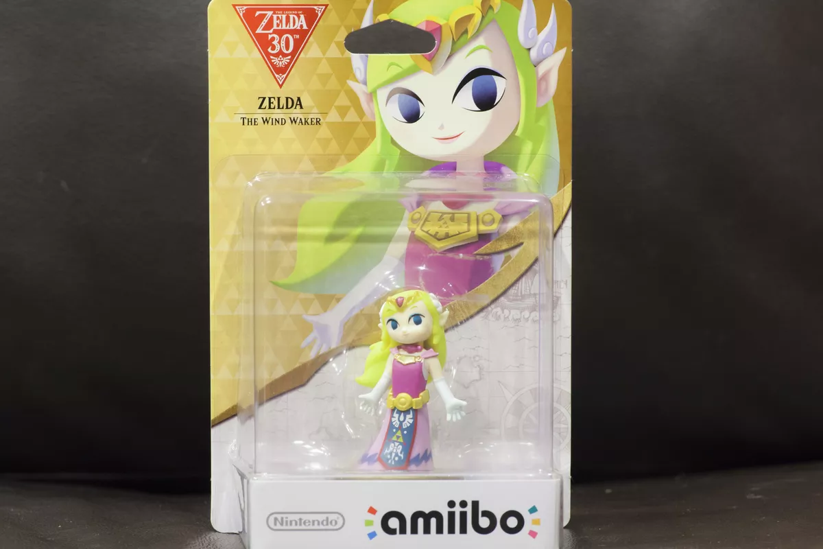 Nintendo Zelda 30th Anniversary The Wind Waker Zelda Amiibo For Wii 3DS  Switch