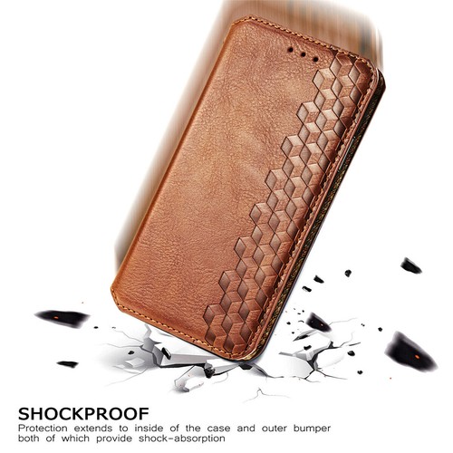 Funda de cuero con bolsillo para tarjetas tipo billetera abatible para iPhone 16 Pro Max 16E 15 14 13 12 11 XS - Imagen 21 de 54