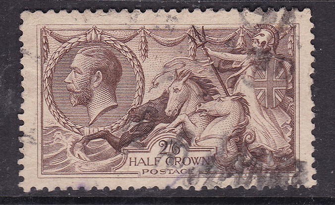 GREAT BRITAIN ^^^ 1913  #178  Rarer   SEAHORSE  GEOV CLASSIC   $180.00@xxxga65gb