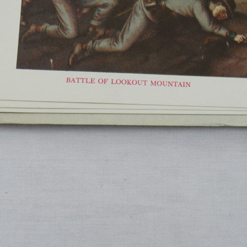 Bürgerkrieg Schlachtszenen KURZ & ALLISON 4 farbige Lithographien Vintage Kunst - Bild 12 von 12