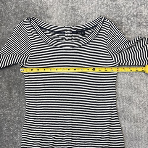 Banana Republic Dress Womens XS Blue White Striped Nautical Coastal Casual - Picture 6 of 9