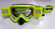 RIP N ROLL HYBRID FULLY LOADED Roll off GOGGLES MOTOCROSS MX ENDURO Neon Yellow