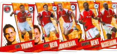 Topps I-Card 2006-07 Premier League Football Club team set - Charlton Athletic