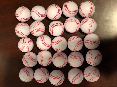 50 Small White Soft Training Balls 1 inch
