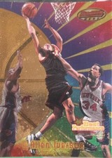 1997 Bowman's Best #98 Allen Iverson Atomic Refractors