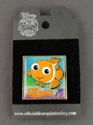 Disney's Pixar Finding Nemo 3D Square Frame Pin - 2004 Official Disney WDW NEW