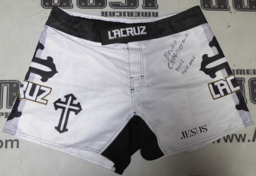 Bruno Cappelozza Signed Rizin FF MMA Fight Worn Used Shorts Trunks PSA/DNA COA - Picture 1 of 12