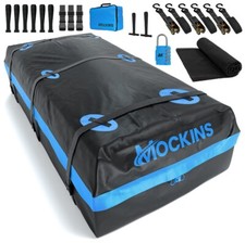 Mockins 35 Cubic Foot Roof Cargo Bag 80x40x20 Waterproof Bag W Accessories