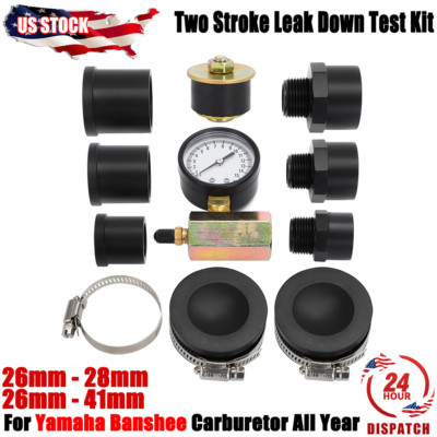 Leak Down Test Kit For Yamaha YZ125&YZ250 Banshee 26-41mm Two Stroke Bolt-On US