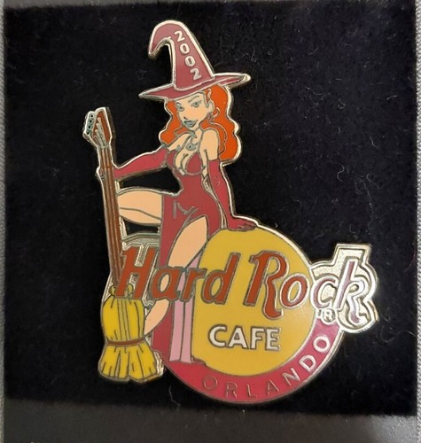 Hard Rock Cafe Orlando Pin 2002 Halloween Serie Hexe Pin-Up limitierte Auflage