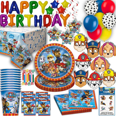 SHOPKINS Birthday Party Supply Pack Kit for 16 w// Balloons /& Loot Bags