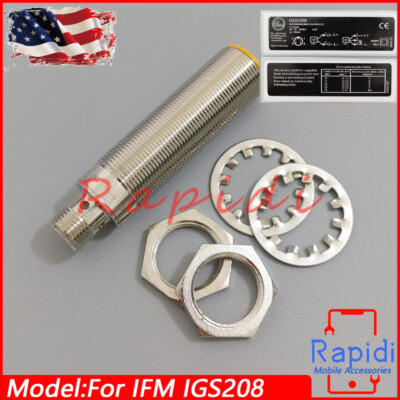 Set For IFM IGS208 Inductive Proximity Switch Sensor 10-30VDC 100mA 8mm 4-Pins