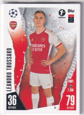 Topps Match Attax CL 23/24 Nr. 42 Leandro Trossard First Edition