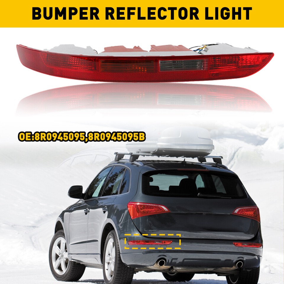 Left Halogen Reflector Rear Bumper Tail Brake Light For 20092016 Audi