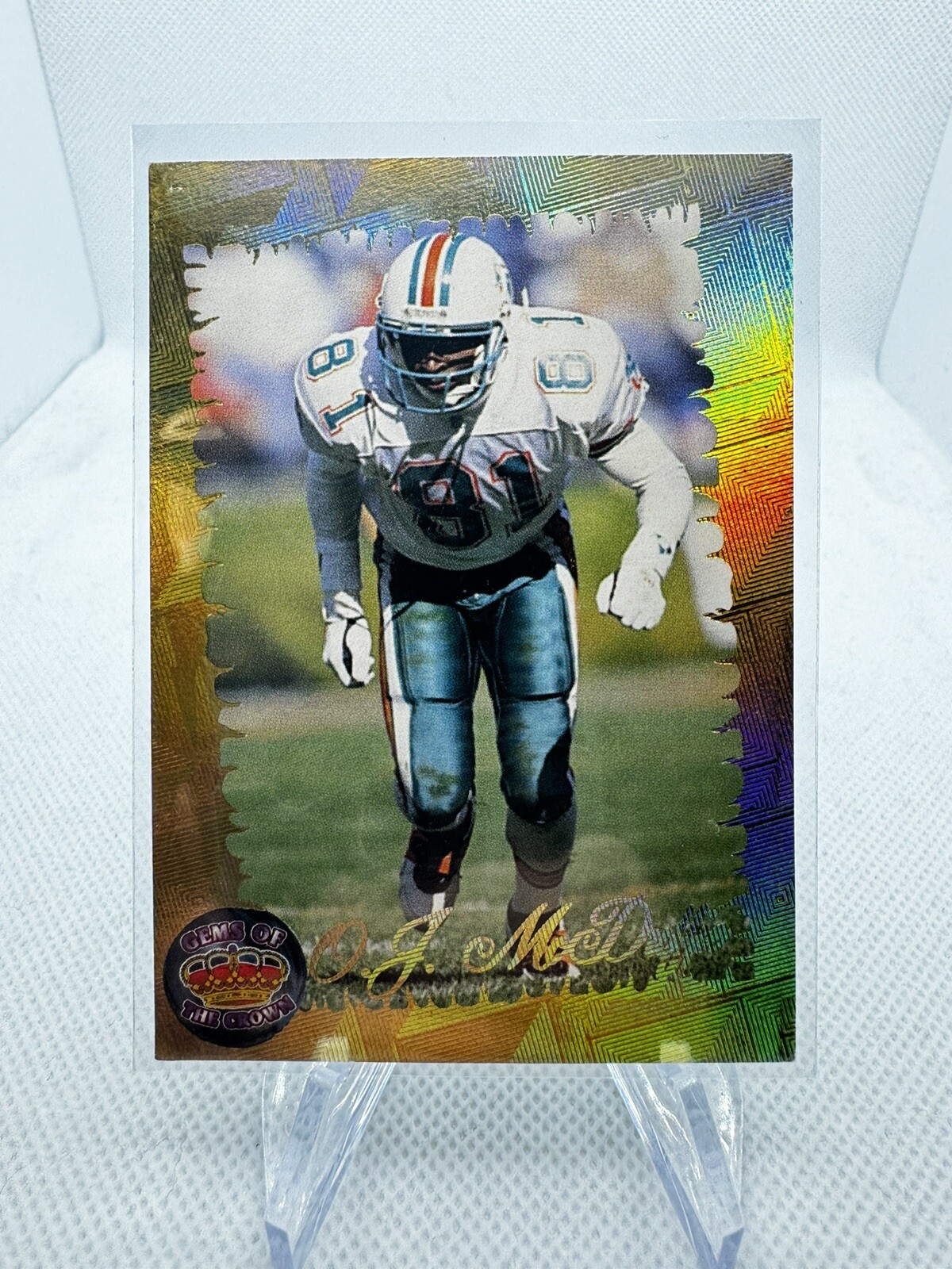 1994 Pacific #18 OJ McDuffie Gems Of The Crown B2S