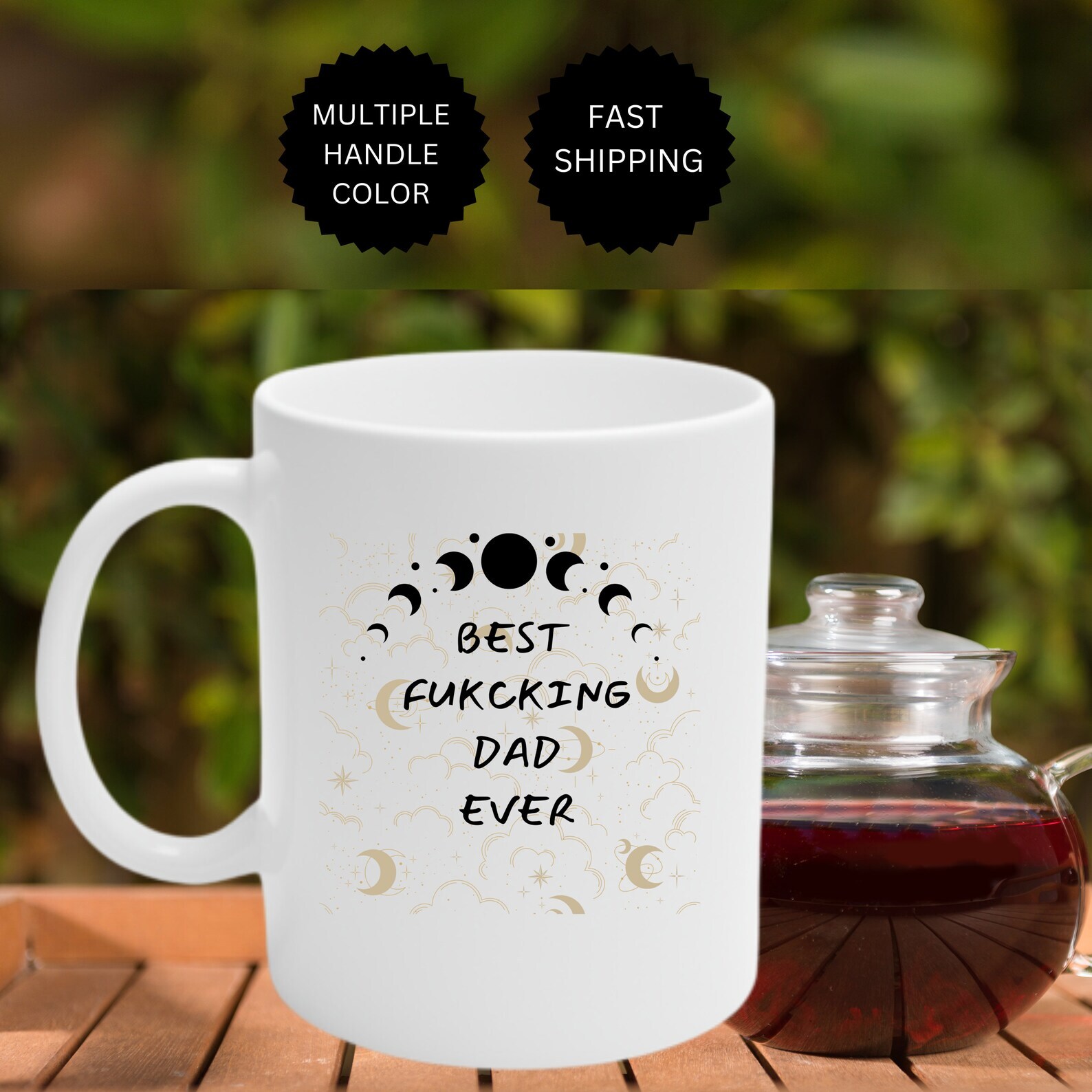 Best Fuckingdad Ever Best Cat Dad Everfunny Fathers Day Gift Funny Dad Mug Fathe