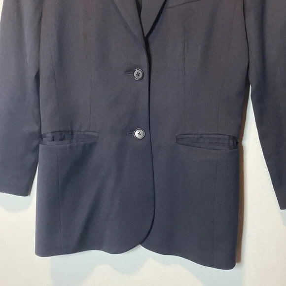 FILA Blazer scuola ragazzo The Row donna 2 blu lana monopetto giacca da lavoro preppy