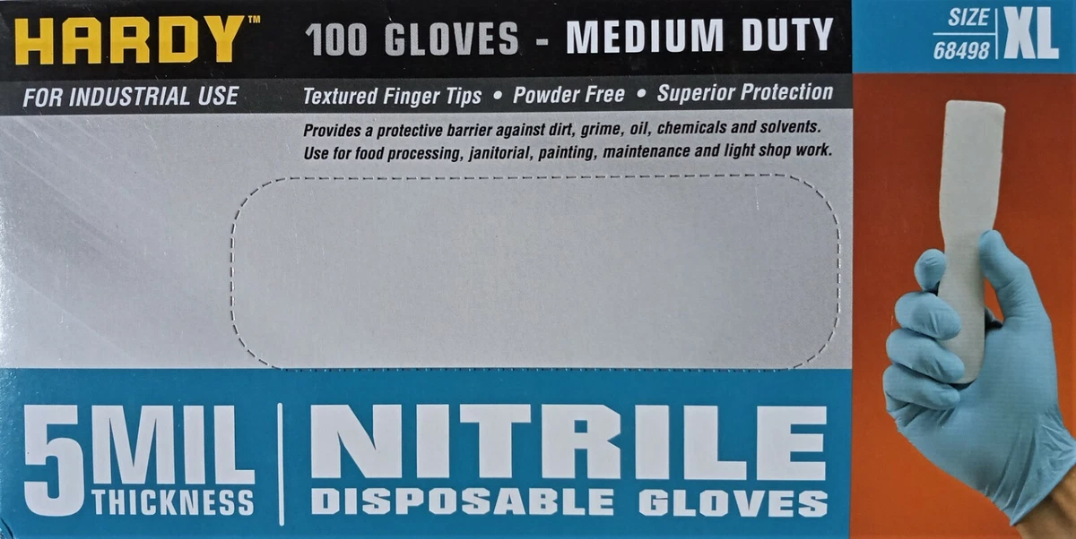 hardy industrial nitrile gloves