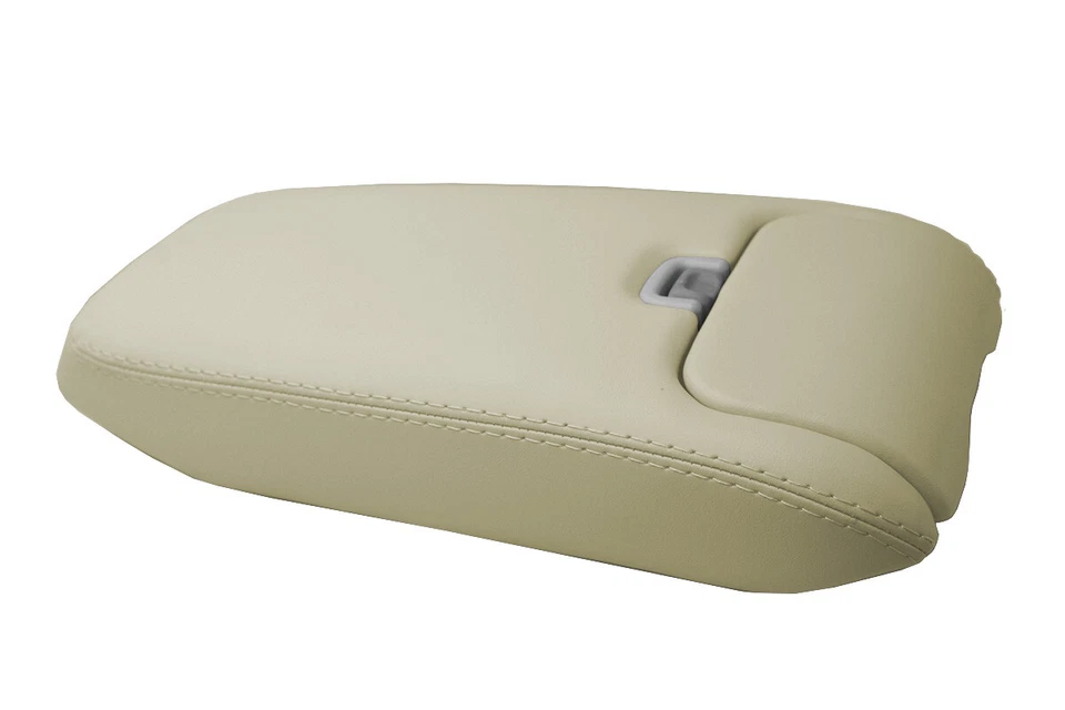 Fits 1997-2006 Jaguar XK XK8 XKR PVC Leather Console Lid Armrest Cover Ned Ivory - Image 2 of 4