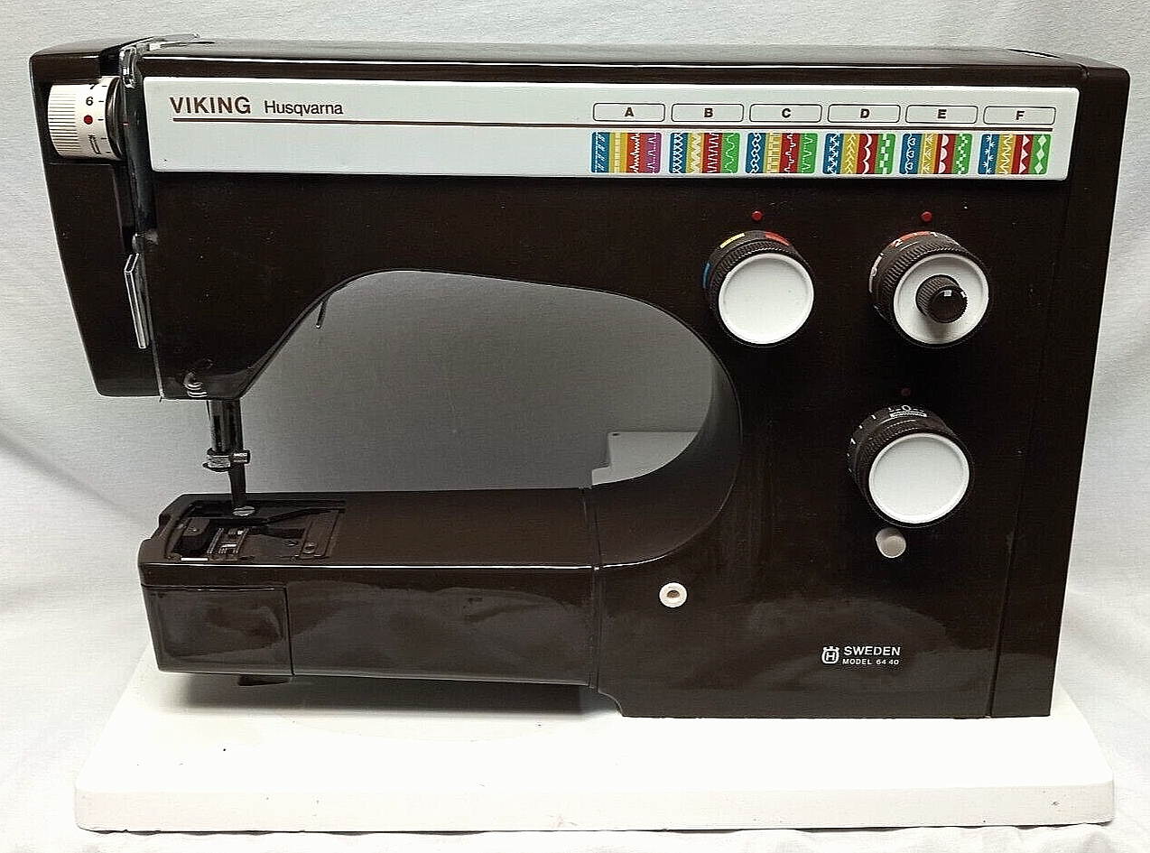 Husqvarna Viking Sweden Model 64 40 Sewing Machine Colormatic Parts Or