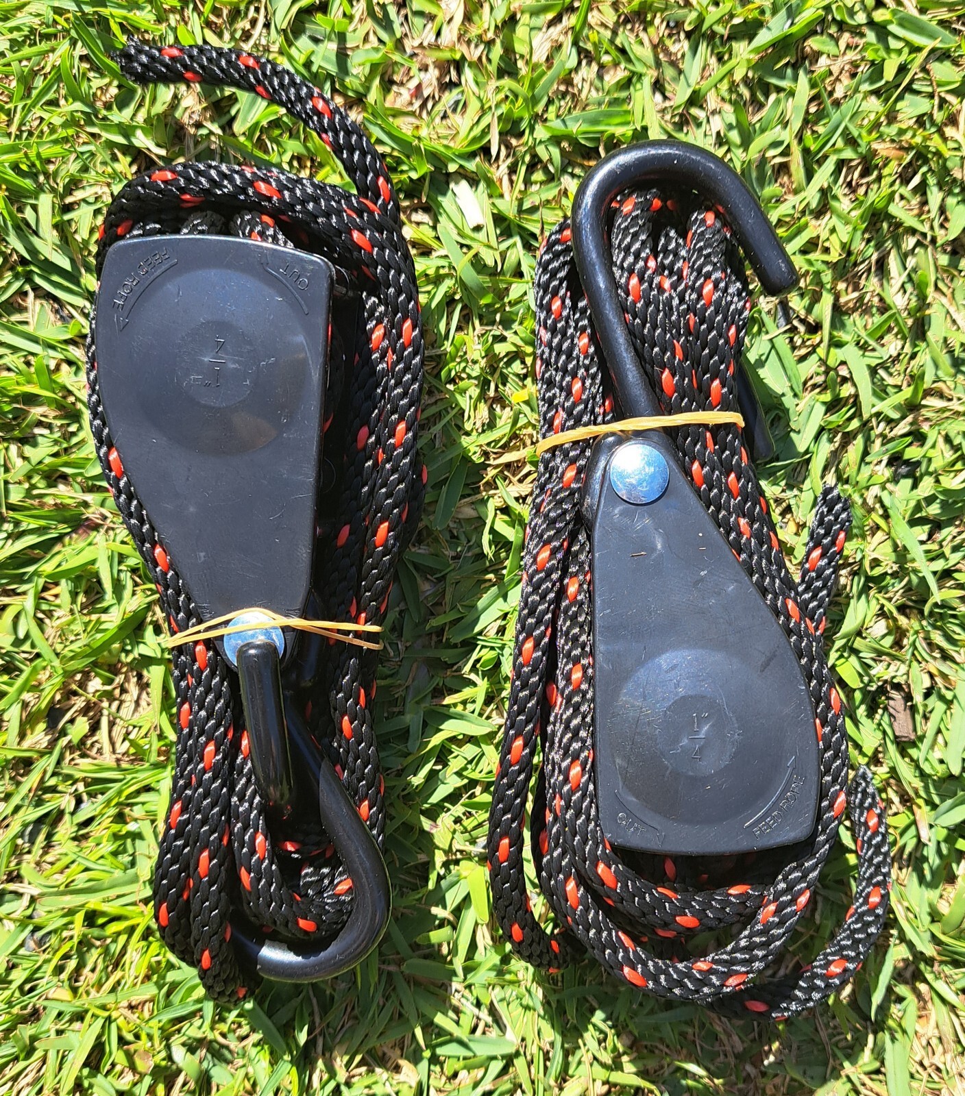 Camping Caravan Rope Ratchet Tie Down Twin Pack Supapeg OUTDOOR