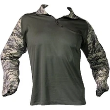 Mafoose Army Combat Shirt Airsoft Paintball T-Shirt with Removable Elbow Pads