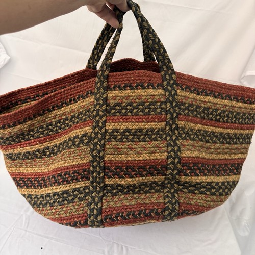 XL Jute Market Tote Wood/ Beach Braided Woven Sturdy Etc ‘Homespice’ Vancouver