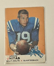 1969 Topps Johnny Unitas #25 VG/EX