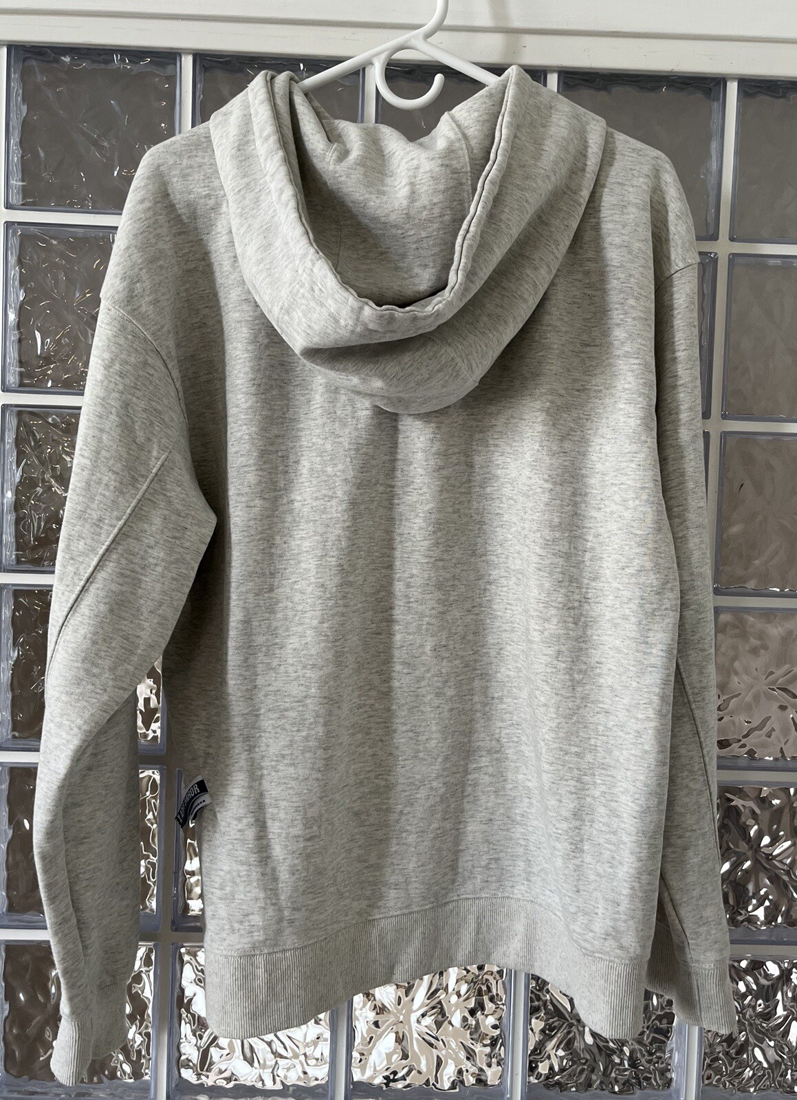 MAISON KITSUNE X ADER ERROR Men's A1 Gray Hooded Sweatshirt