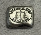 Rutland Bullion Co. 1 oz Hand Poured Silver Bar .999 Fine Silver