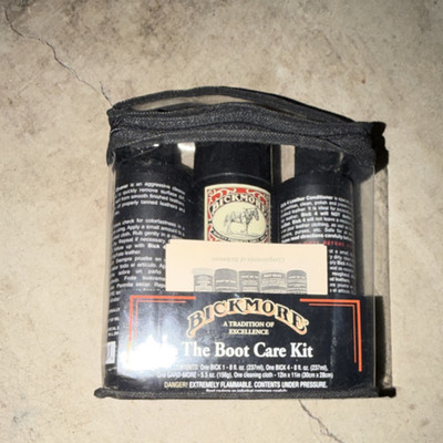 Bickmore Boot Care Kit Leather Cleaner Conditioner Water Repellent Set