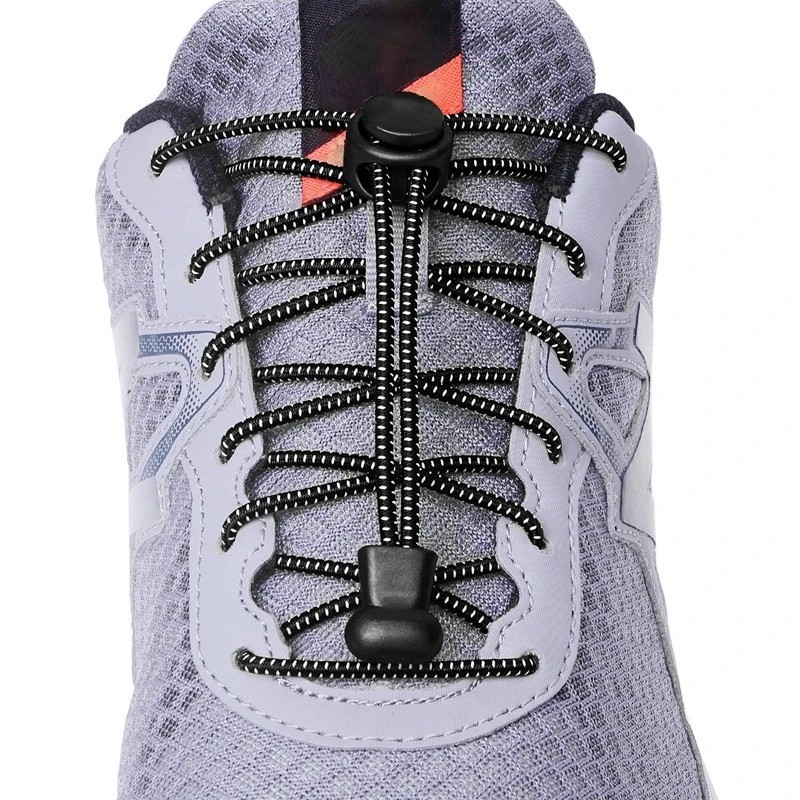 No Tie Elastic Lock Shoe Laces Rope Running Jogging Sneakers Trainer Shoelaces
