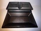 Vintage 1985 Black Tupperware 7-Piece Get Together Buffet Serving Set — photo 5